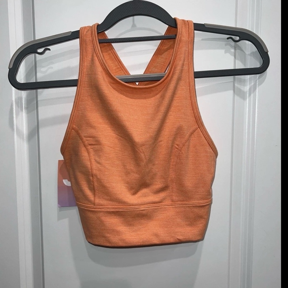 JoyLab Seamless Peach High Neck Sports Bra Activewear Size XS NWT